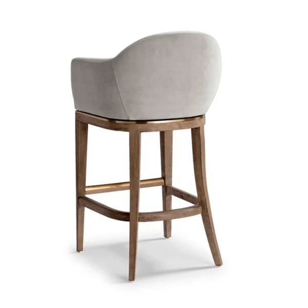 Linden Gold Swivel Modern Counter Stool