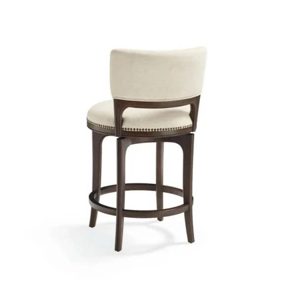 Elena Upholstered Swivel Bar Stool