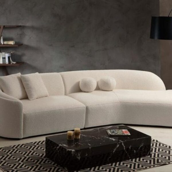 Monaco Grand Tufted Velvet Sectional