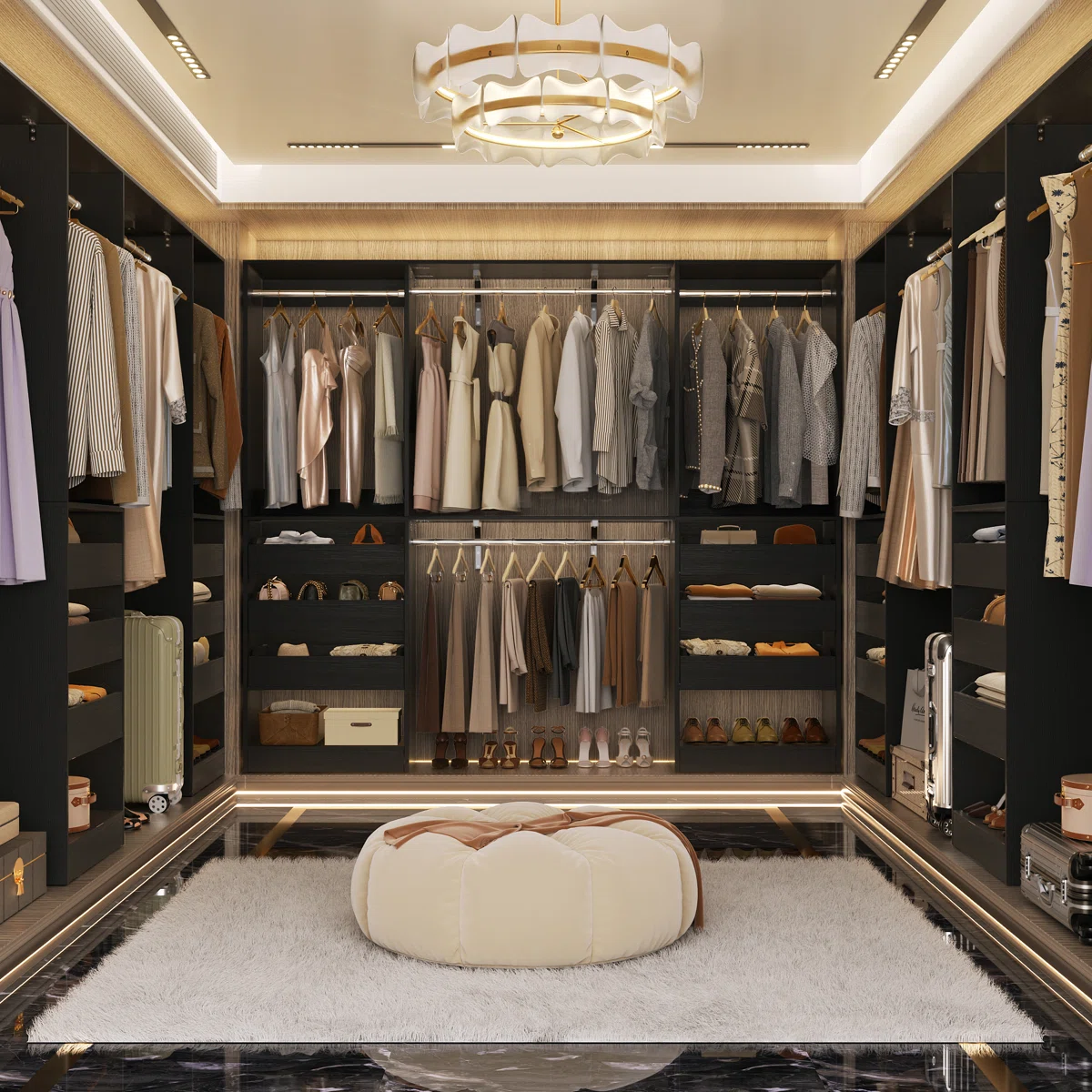 Verrerie Elite Boutique-Style Walk-in Closet System