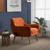Ahrens Sunset Velvet Mid-Century Accent Chair