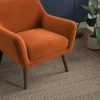 Ahrens Sunset Velvet Mid-Century Accent Chair