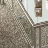 Antoinette Mirrored Trim Luxe Rectangular Coffee Table