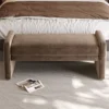 Aria Velvet Storage Ottoman Bench