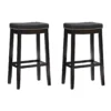 Arlyce Solid Wood Backless Bar Stool