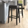 Arlyce Solid Wood Backless Bar Stool