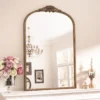 Elysian Heirloom Antique Gold Arched Wall Mirror