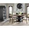 Artisan’s Arched Seeded Glass Modern Farmhouse Storage Display Cabinets