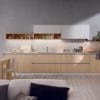 Aura Island Modular Wood & Glass Kitchen