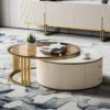 Aurelia-Nest Modern Rectangular Coffee Table Set