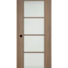 Zen Walnut Modern Interior Single Door