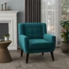 Azure Comfort Velvet Tufted Accent Chair