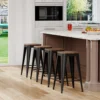 Art Leon Mid-Century Swivel Modern Counter Stool