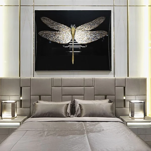 Versace Glam Fluted Cream King Bed