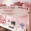 Braga Elite Space-Saving Twin Platform Loft Bed