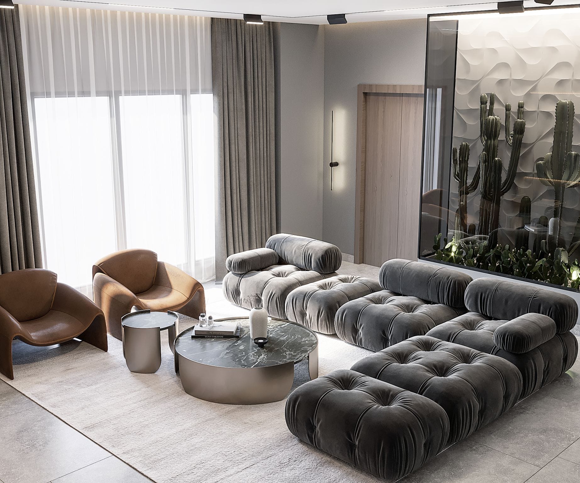 Carlino Serenity Luxury Teal Velvet Sofa