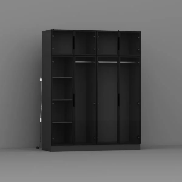 Rajeeni Luxe Corner Walk-in Closet System