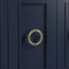 Carville Navy Blue Modern Sideboard Buffet Cabinet