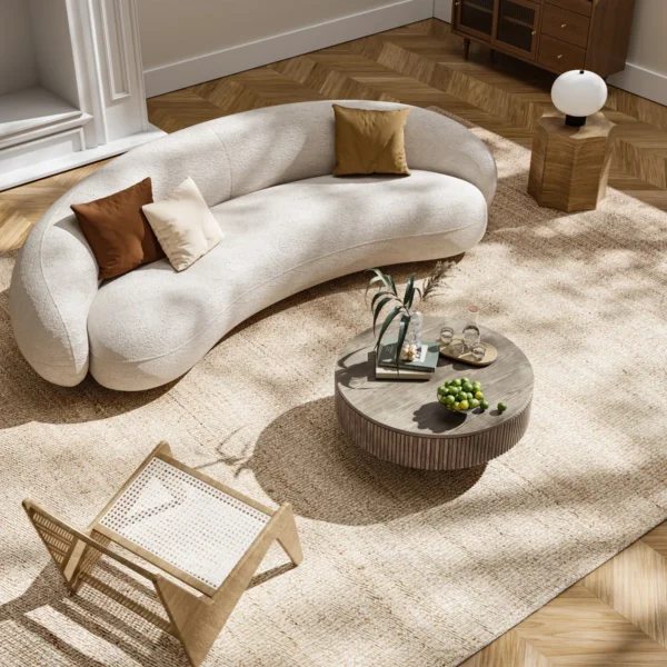 Chibuzor-Zen Handcrafted Wood Center Table