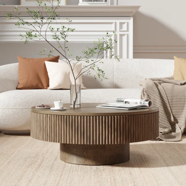 Chibuzor-Zen Handcrafted Wood Center Table