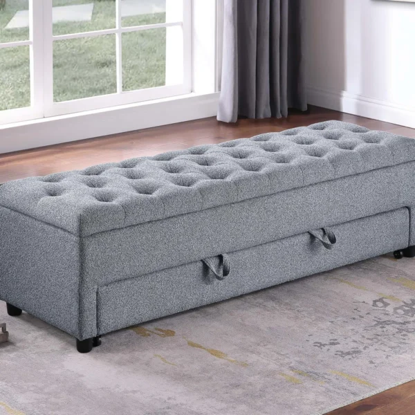 Everett Tufted Entryway Storage Bench