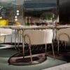 Crown Elegance Oval Marble Luxury Dining Table