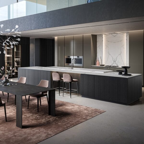 Diamond Noir Ultimate Dark Modular Kitchen