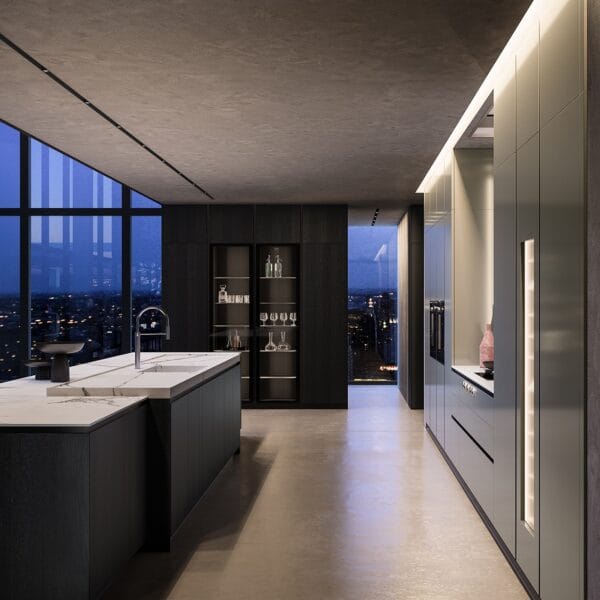 Diamond Noir Ultimate Dark Modular Kitchen