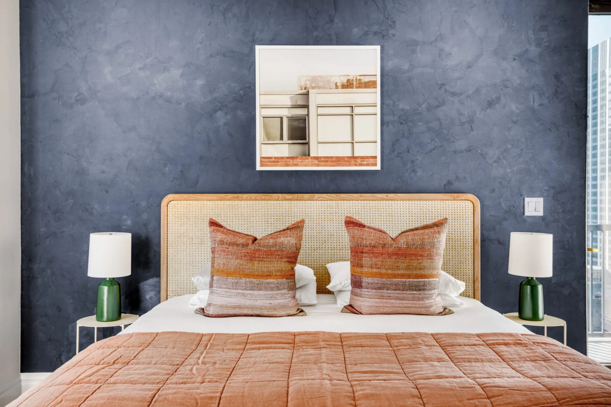 Eclectic bedroom design