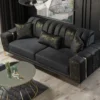 Emerald Majesty 7-Seater Luxury Velvet Sofa Set