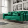 Emerald Majesty 7-Seater Luxury Velvet Sofa Set