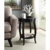 Seraphina Traditional Round Storage End Table