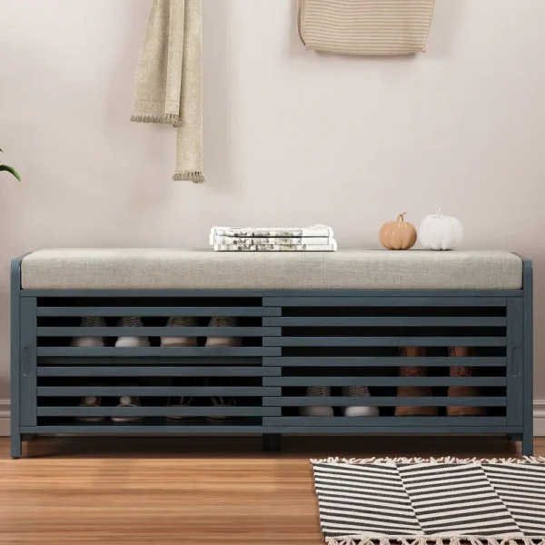 Everest Comfort Entryway Bench Shoe Storage Rack