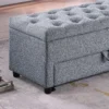Everett Tufted Entryway Storage Bench