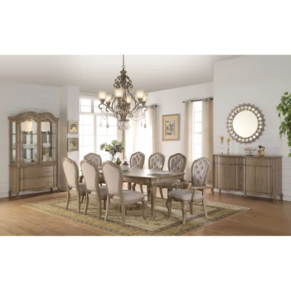 Everly Heritage Rustic Wood Display Cabinets