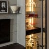 Fusion Modular Floating Dark Wood TV Wall Unit