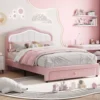 Luna Glow Fairy-Tale Suite LED Lighted Storage Kids Bed
