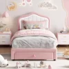 Luna Glow Fairy-Tale Suite LED Lighted Storage Kids Bed