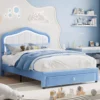 Luna Glow Fairy-Tale Suite LED Lighted Storage Kids Bed