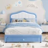 Luna Glow Fairy-Tale Suite LED Lighted Storage Kids Bed