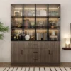 Giddeon Elite Modern Luxury Glass Display Cabinets