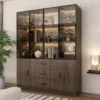 Giddeon Elite Modern Luxury Glass Display Cabinets