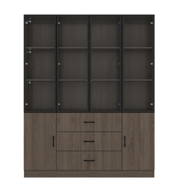 Giddeon Elite Modern Luxury Glass Display Cabinets