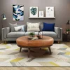 Gio Full-Grain Leather Ottoman