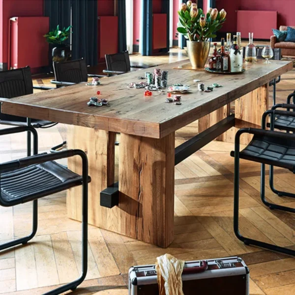Habsburg Heritage Live Edge Solid Wood Table