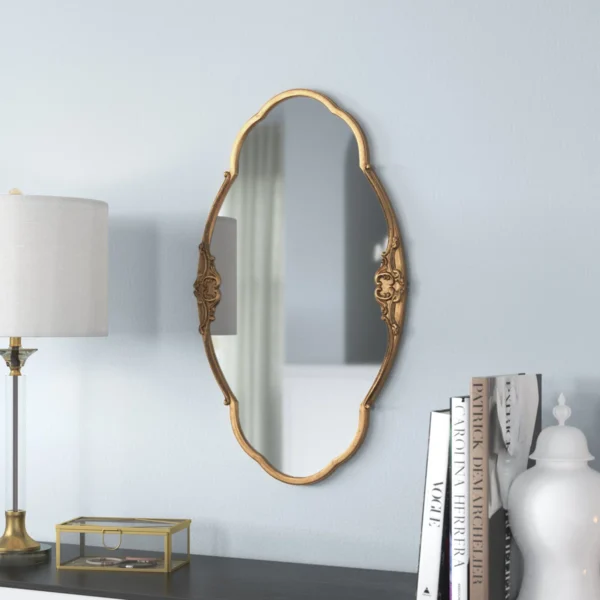 Imperial Elegance Vintage Gold Ornate Wall Mirror