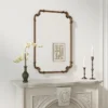 Imperial Scrollwork Vintage Bronze Rectangular Wall Mirror