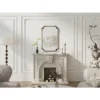 Imperial Scrollwork Vintage Bronze Rectangular Wall Mirror
