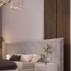 Isis Prestige Fluted Wingback Brown King Bed