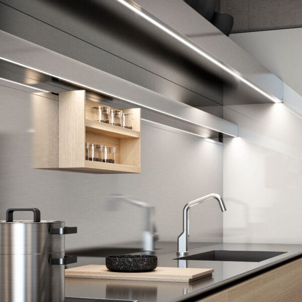 Gamma Luxury Industrial Modern Modular Kitchen